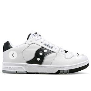 Mens saucony sonic low white and black